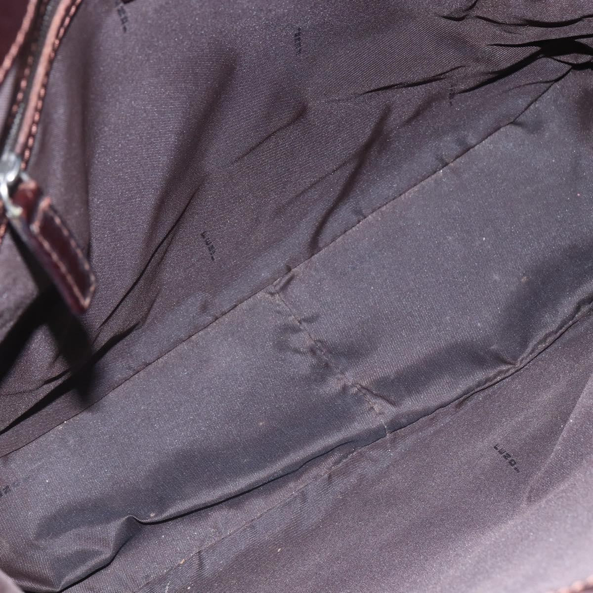 Fendi Vintage Open Tote Zucca Canvas with Leather, BLACK, CANVAS, Tote bag