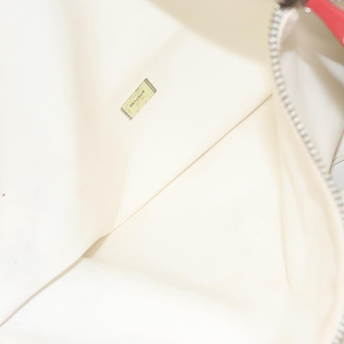 Chanel Vintage Floral Tote Patent leather, RED, PATENT_LEATHER, Tote bag