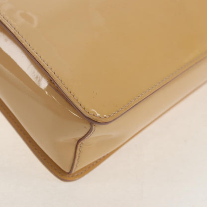 Salvatore Ferragamo Convertible Vara Bow Tote Patent Leather, BEIGE, PATENT_LEATHER, Tote bag