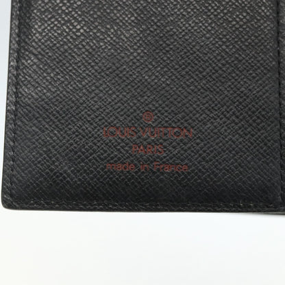 Louis Vuitton Agenda Cover Epi Leather, BLACK, LEATHER, Wallets