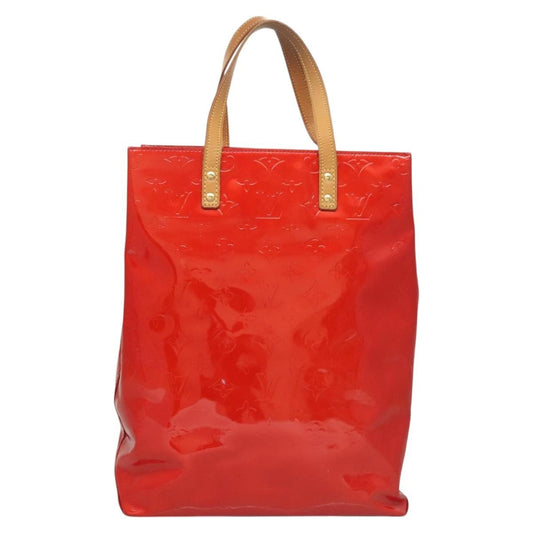 Louis Vuitton Reade Handbag Monogram Vernis, RED, PATENT_LEATHER, Handbag