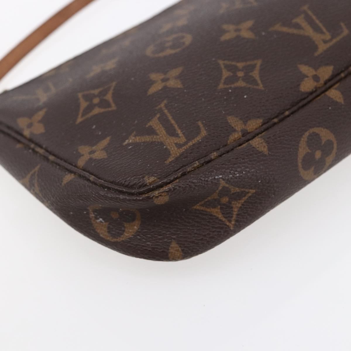 Louis Vuitton Pochette Accessoires NM Monogram Canvas, BROWN, CANVAS, Clutche & pouche