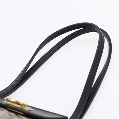 Salvatore Ferragamo Gancini Travel Tote Gancini Jacquard, BEIGE, CANVAS, Tote bag