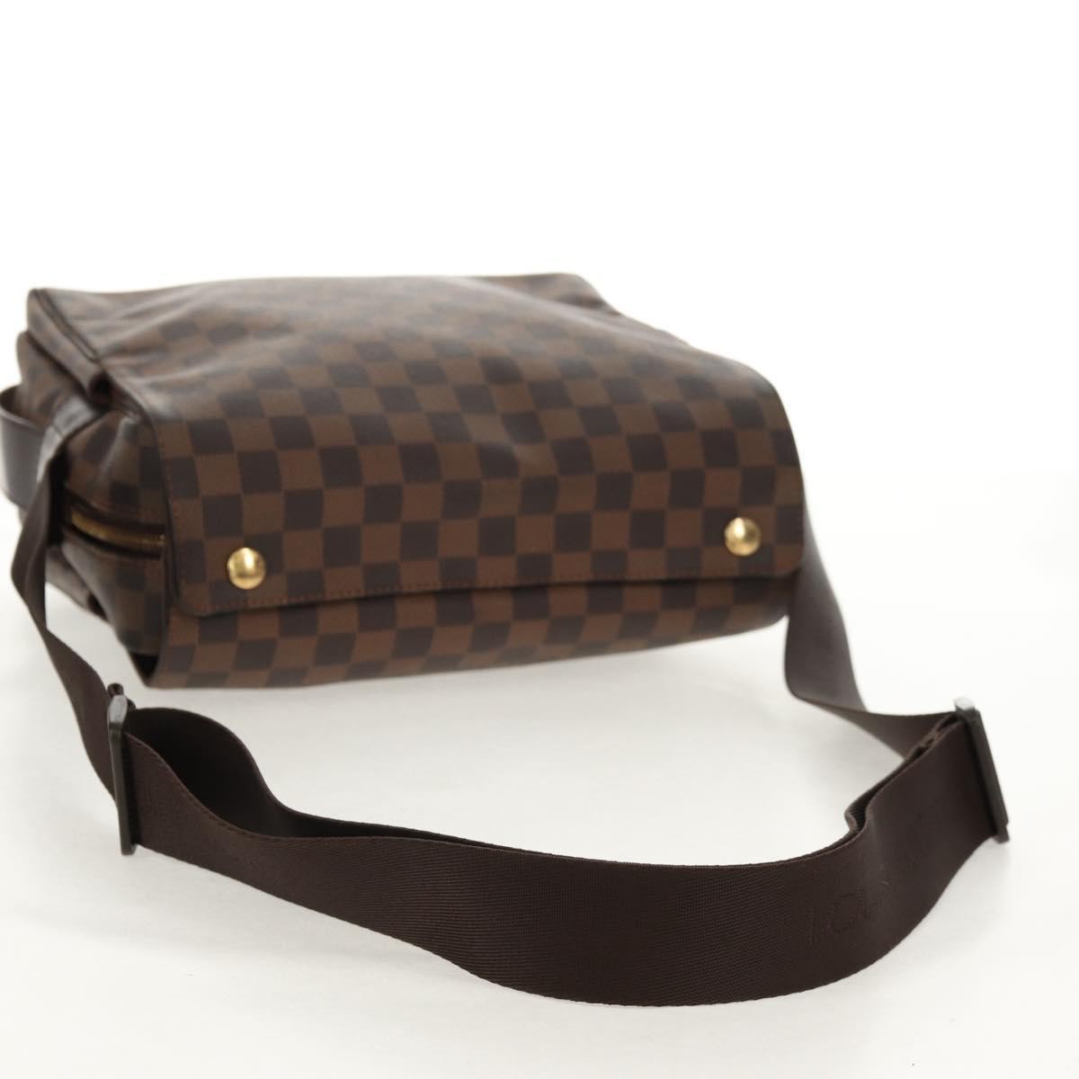 Louis Vuitton Naviglio Handbag Damier, BROWN, CANVAS, Shoulder bag