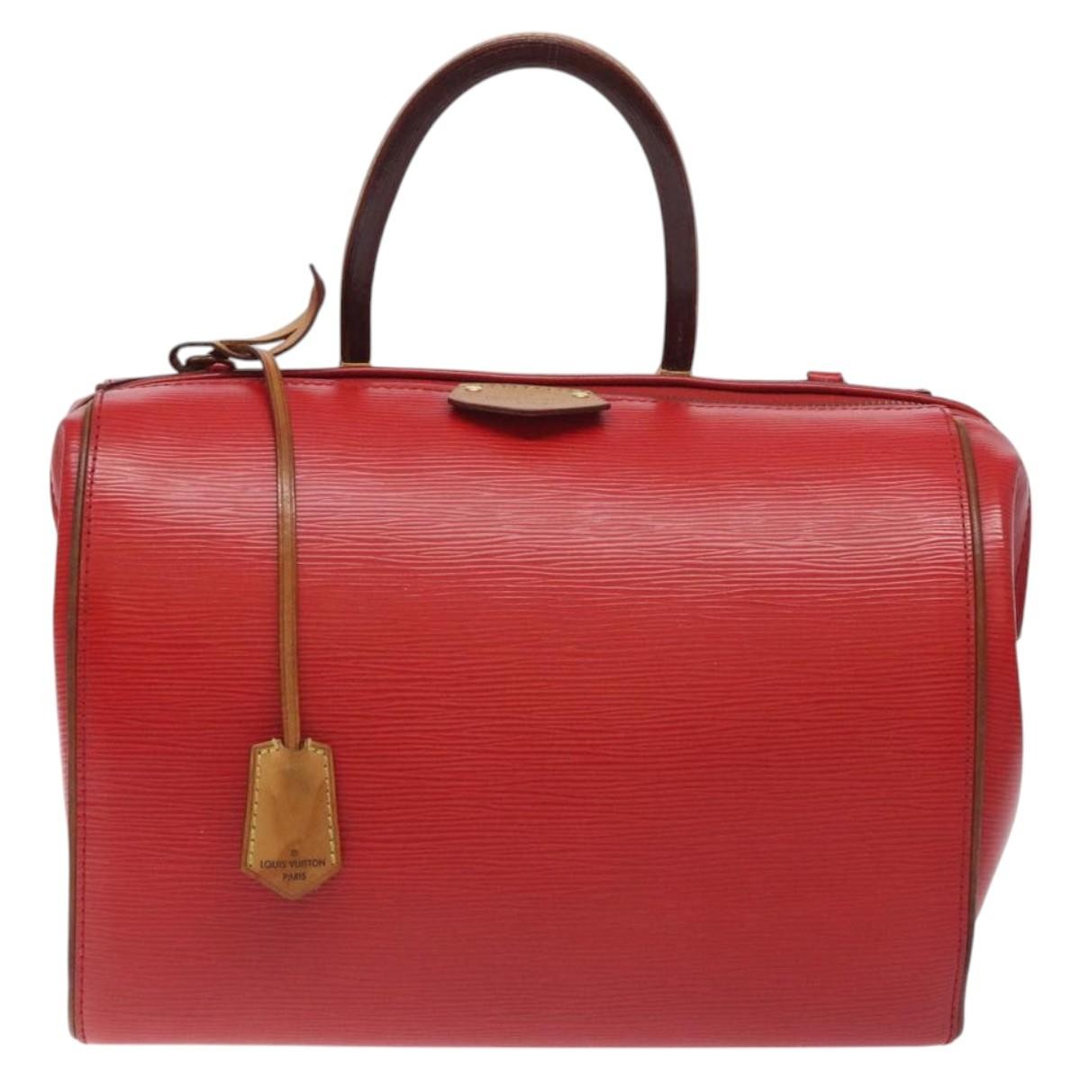 Louis Vuitton Doc Handbag Epi Leather, RED, LEATHER, Handbag