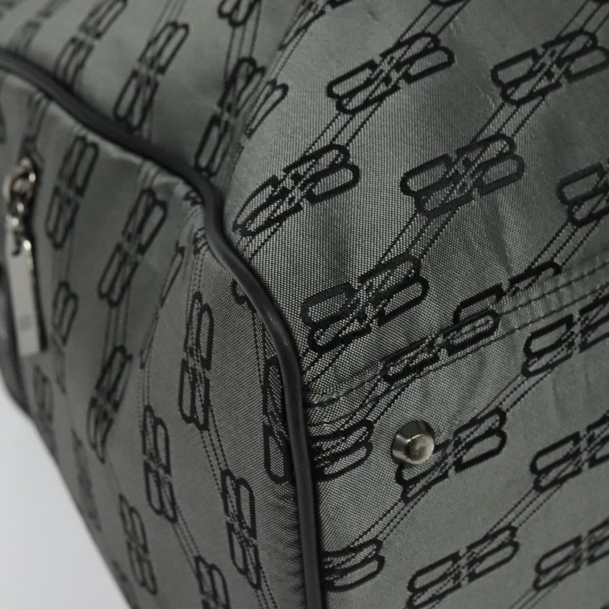 Balenciaga Vintage Boston Nylon, GRAY, NYLON, Travel bag