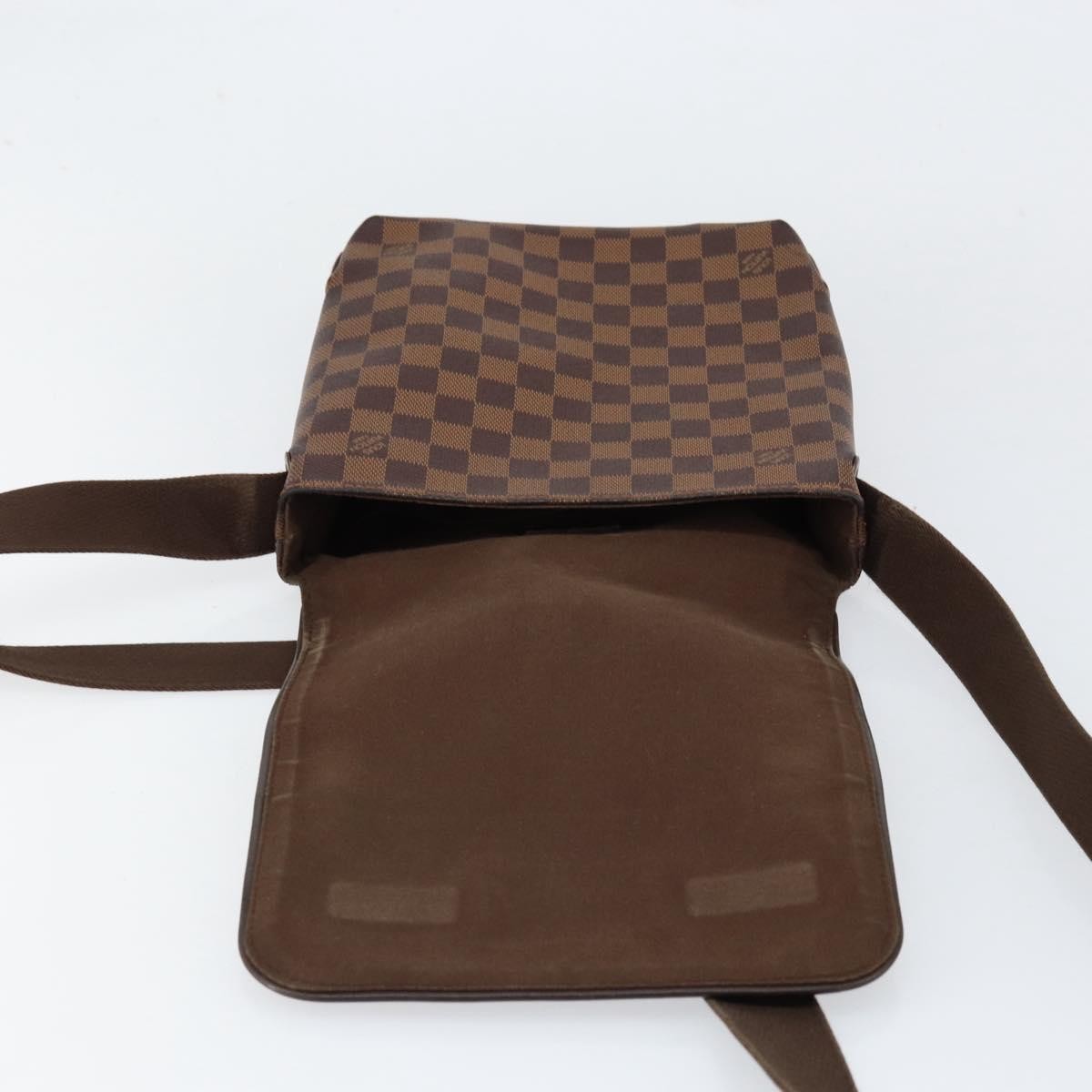 Louis Vuitton Brooklyn Handbag Damier, BROWN, CANVAS, Shoulder bag