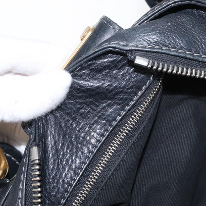 Chloe Pure Paddington Satchel Leather, BLACK, LEATHER, Handbag