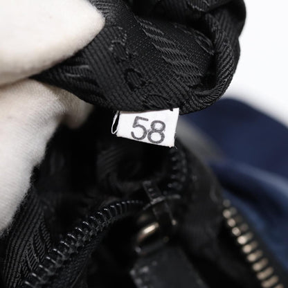 Prada Vintage Shoulder Bag Quilted Tessuto, NAVY, NYLON, Shoulder bag