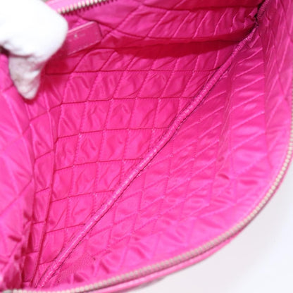 Chanel O Case Clutch Quilted Caviar, PINK, LEATHER, Clutche & pouche