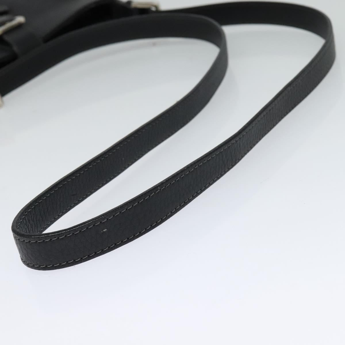 Loewe Vintage Shoulder Bag Leather, BLACK, LEATHER, Shoulder bag