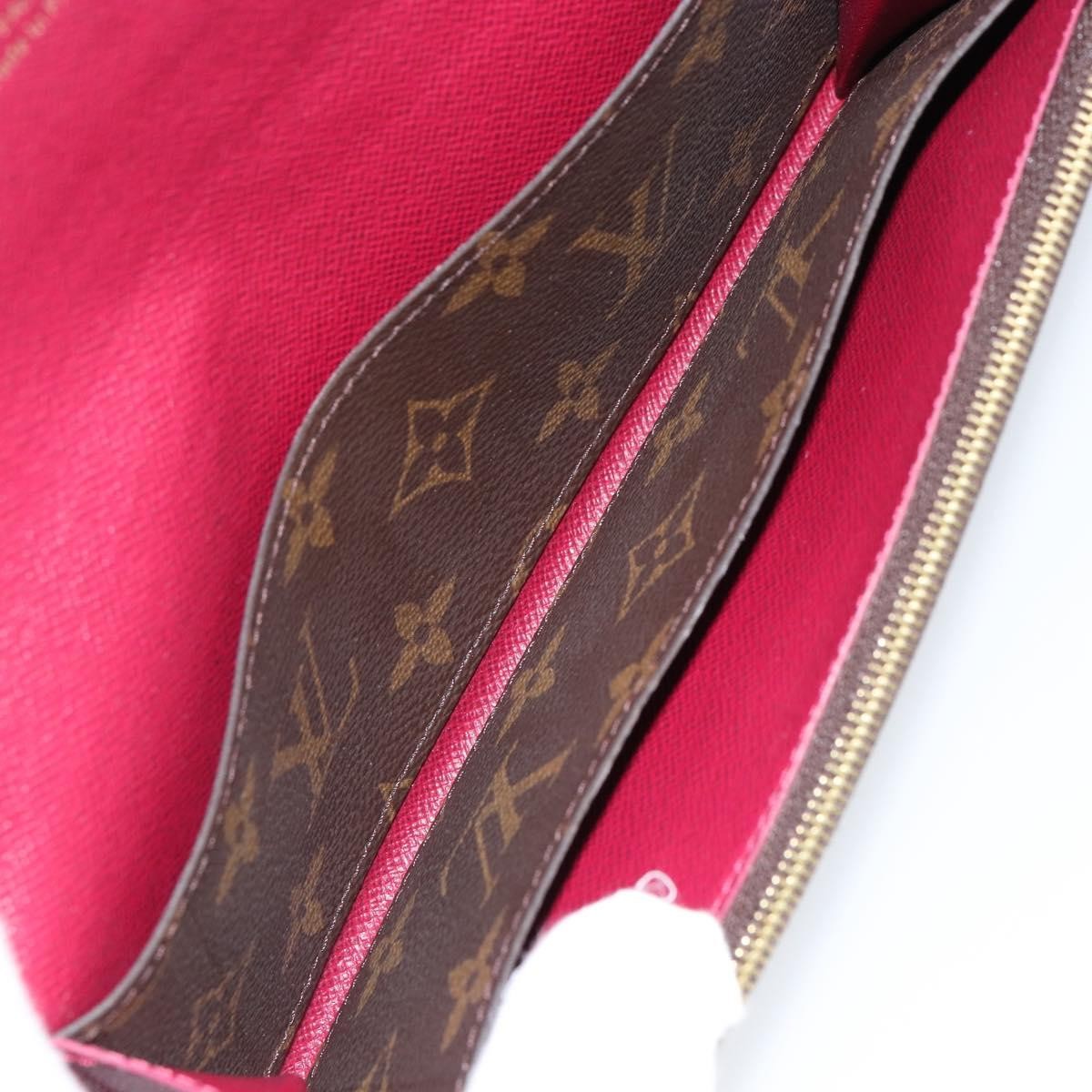 Louis Vuitton Emilie Wallet Monogram Canvas, BROWN, CANVAS, Wallets