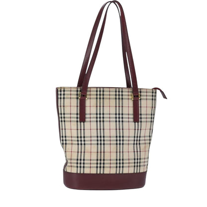Burberry Nova Check Tote canvas check pattern, BEIGE, CANVAS, Tote bag