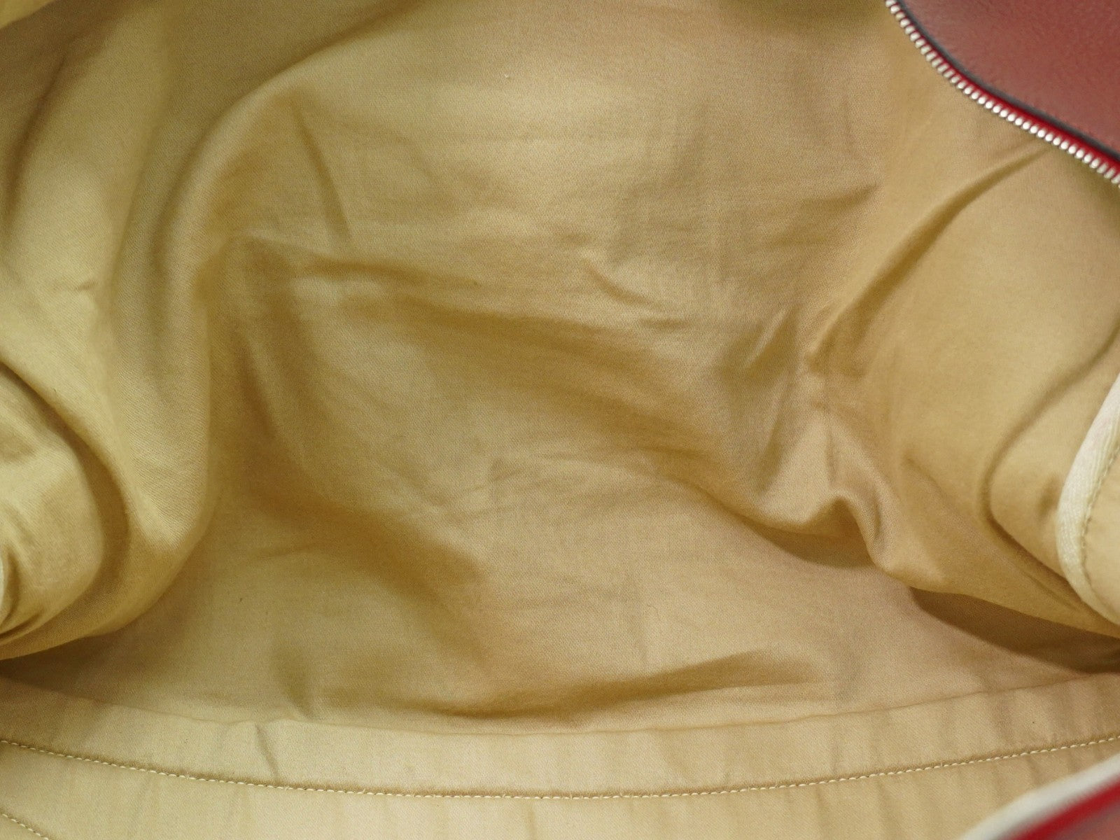 Hermes Victoria Travel Bag Leather, RED, LEATHER, Travel bag