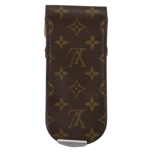 Louis Vuitton Etui à lunette Canvas, BROWN, CANVAS, Sunglasse