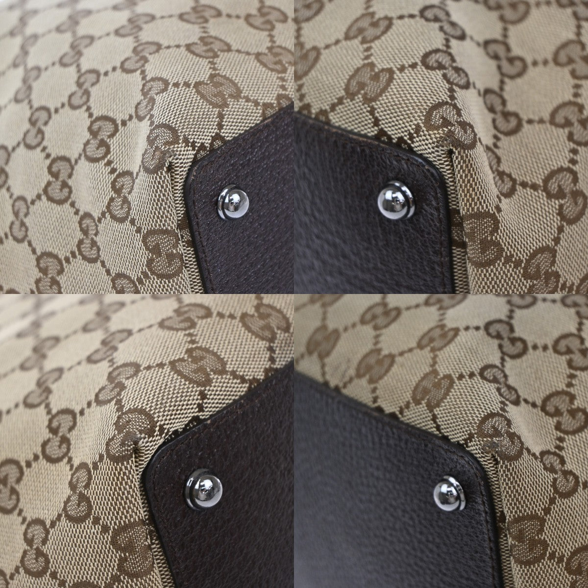 Gucci Eclipse Tote GG Canvas, BROWN, CANVAS, Shoulder bag