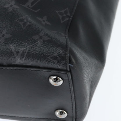 Louis Vuitton Grand Sac Bag Monogram Eclipse Canvas, BLACK, CANVAS, Tote bag