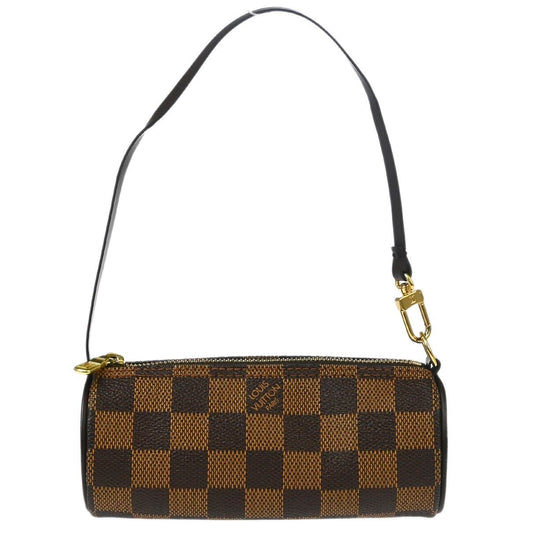 Louis Vuitton Papillon Pochette Damier, BROWN, CANVAS, Clutche & pouche