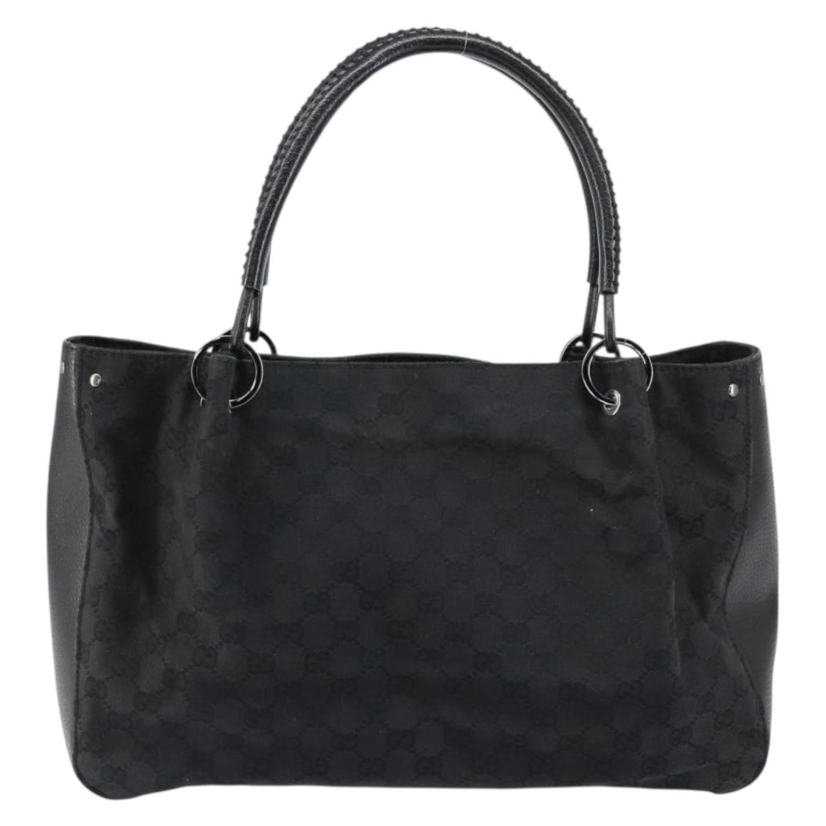 Gucci Vintage tote GG Canvas, BLACK, CANVAS, Tote bag