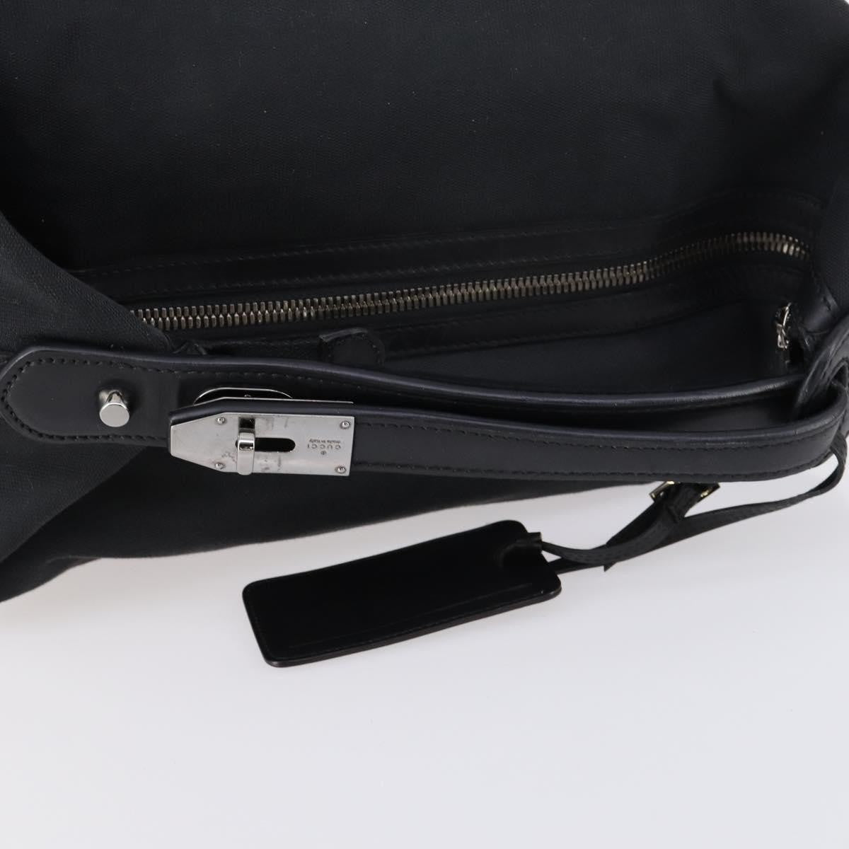 Gucci Vanity Tote Canvas, BLACK, CANVAS, Handbag