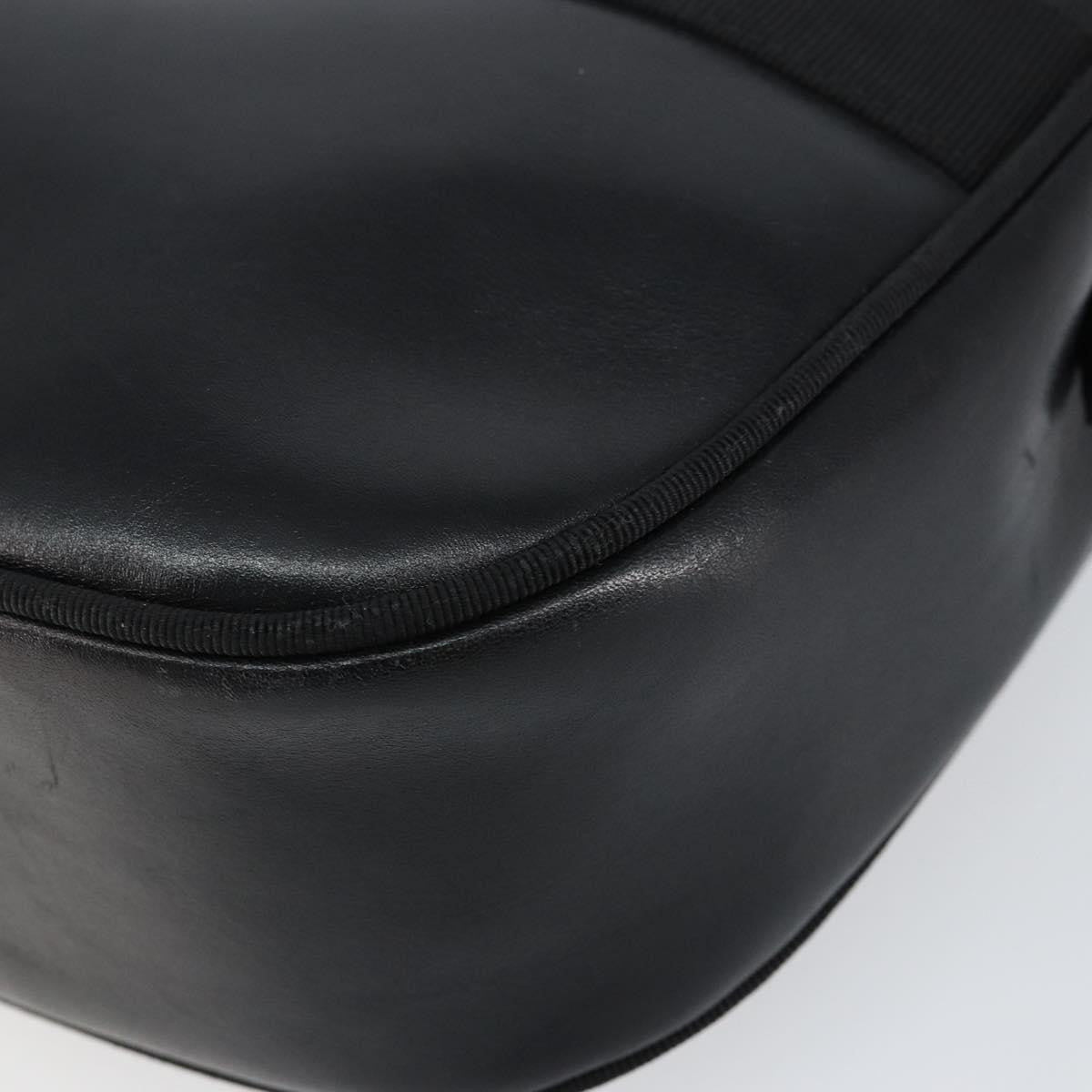 Salvatore Ferragamo Vala Shoulder Bag Leather, BLACK, LEATHER, Shoulder bag