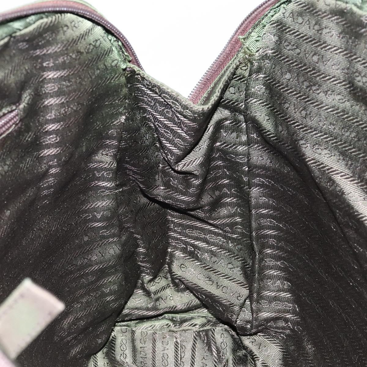 Prada Vintage Handbag Tessuto, KHAKI, NYLON, Handbag