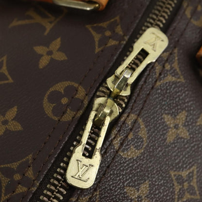 Louis Vuitton Keepall Bag Monogram Canvas, BROWN, CANVAS, Travel bag