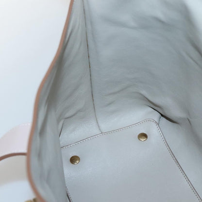 Salvatore Ferragamo Sookie Satchel Leather, BEIGE, LEATHER, Handbag