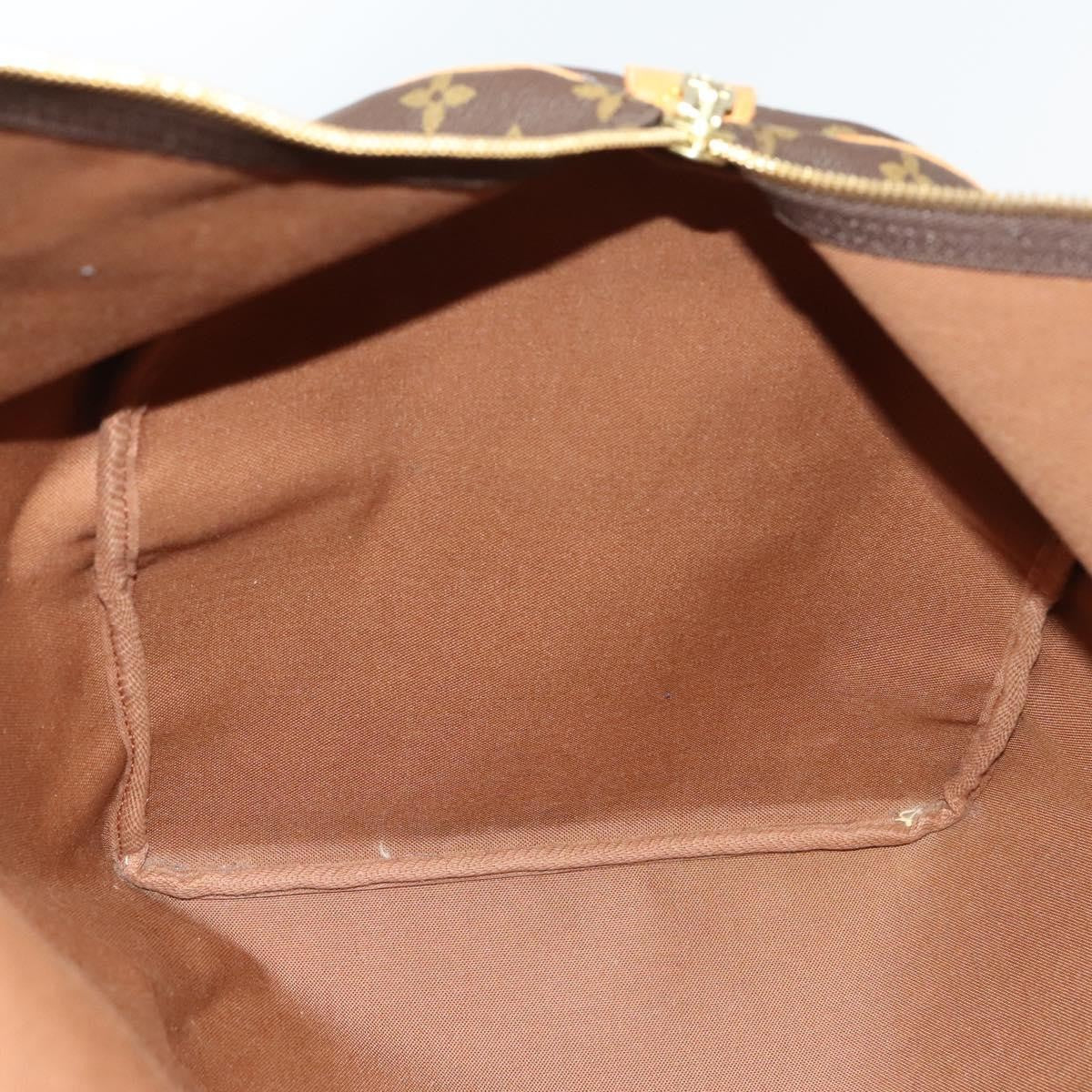 Louis Vuitton Keepall Bag Monogram Canvas, BROWN, CANVAS, Travel bag