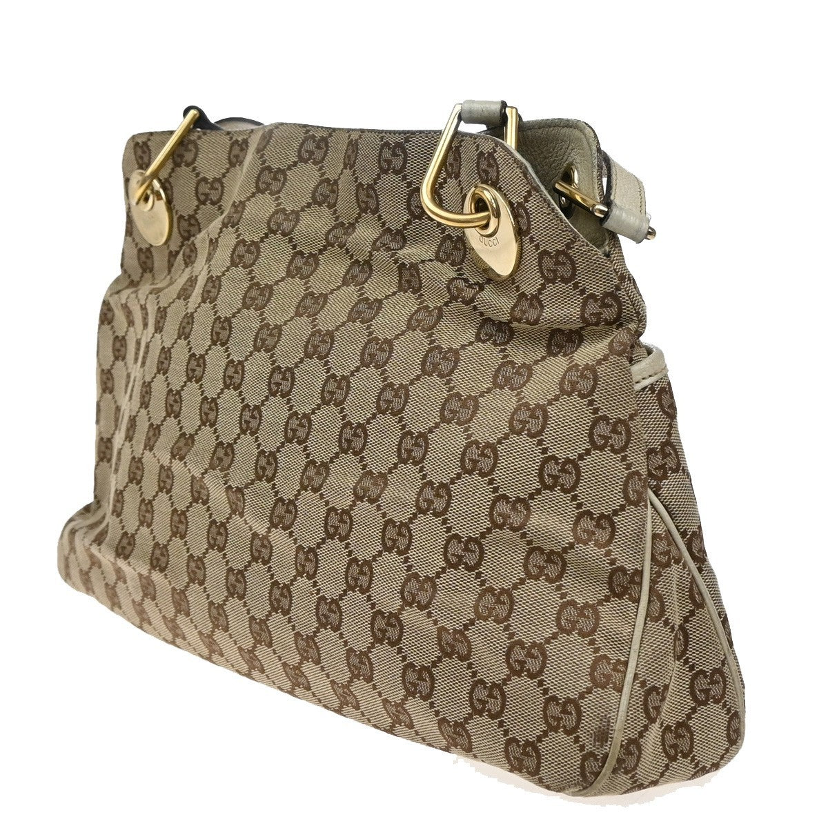 Gucci Eclipse Shoulder Bag GG Canvas, BROWN, CANVAS, Tote bag