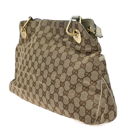 Gucci Eclipse Shoulder Bag GG Canvas, BROWN, CANVAS, Tote bag