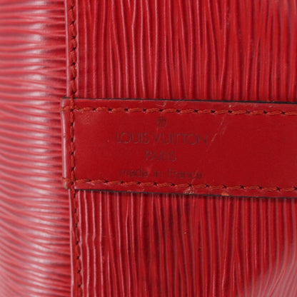 Louis Vuitton Petit Noe Handbag Epi Leather, RED, LEATHER, Shoulder bag