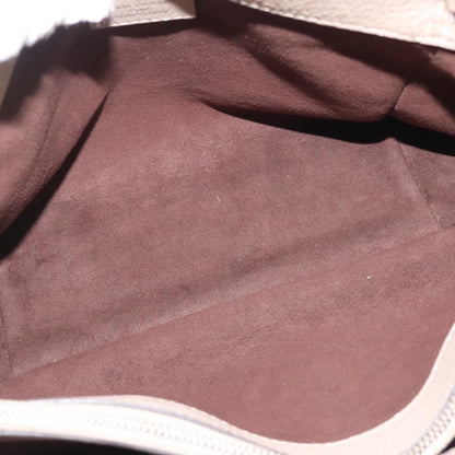 Louis Vuitton Sevres Handbag Mahina Leather, BEIGE, LEATHER, Handbag