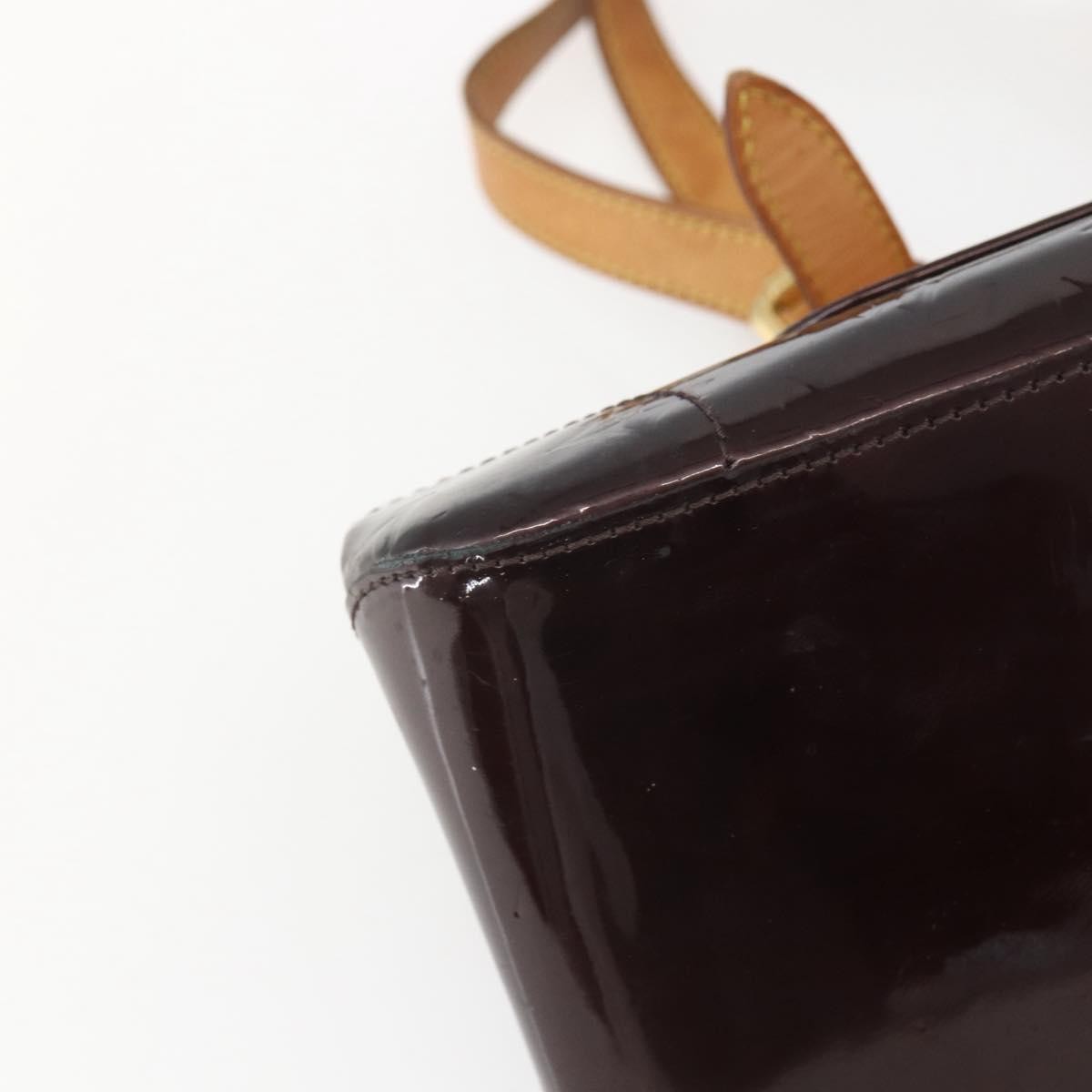 Louis Vuitton Rosewood Avenue Handbag Monogram Vernis, BURGUNDY, PATENT_LEATHER, Shoulder bag