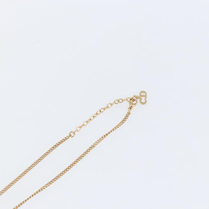 Christian Dior CD Pendant Necklace Metal, GOLD, METAL, Necklace