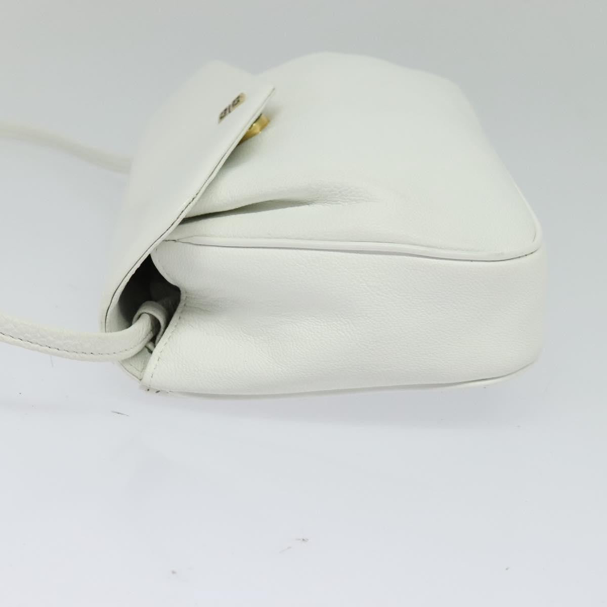 Givenchy Vintage 4G shoulder bag Leather, WHITE, LEATHER, Shoulder bag
