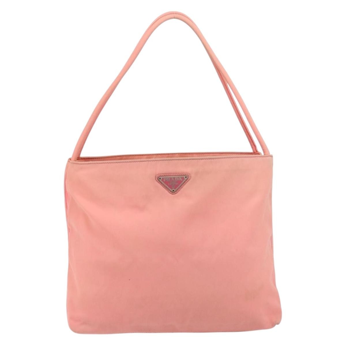 Prada Vintage Shoulder Bag Tessuto, PINK, NYLON, Shoulder bag