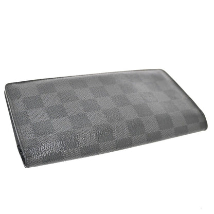 Louis Vuitton Brazza Long Bifold wallet Damier, BLACK, CANVAS, Wallets