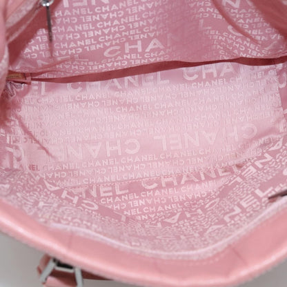 Chanel Chocolate Bar Coco Mark handbag Caviar skin, PINK, LEATHER, Handbag