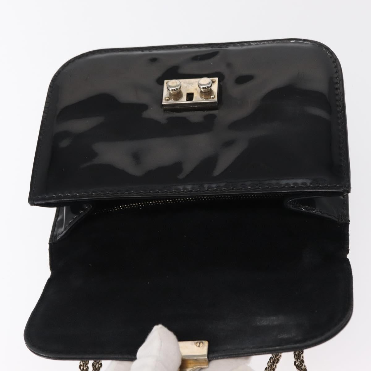 Valentino Garavani Glam Lock Shoulder Bag Patent, BLACK, PATENT_LEATHER, Shoulder bag