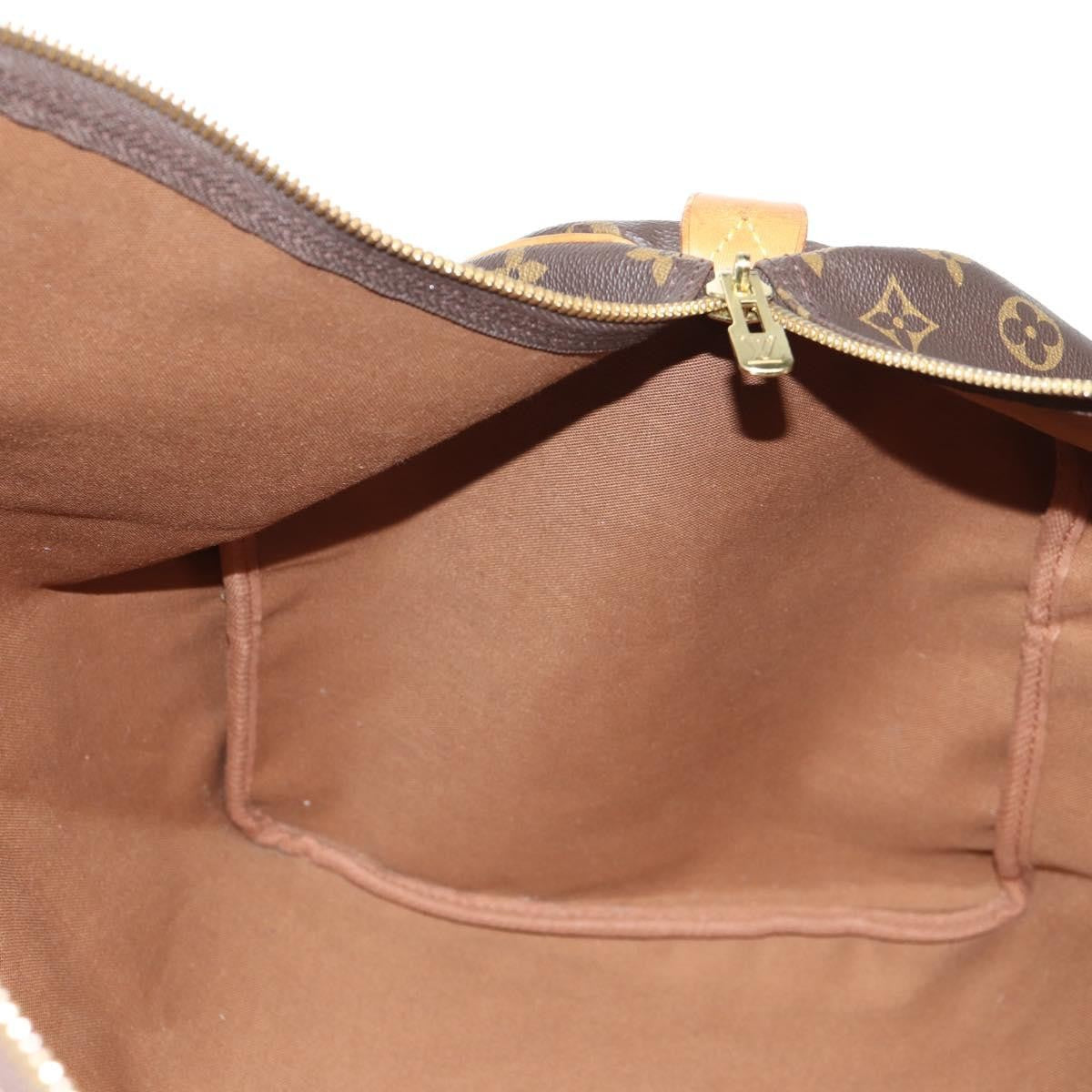 Louis Vuitton Keepall Bag Monogram Canvas, BROWN, CANVAS, Travel bag