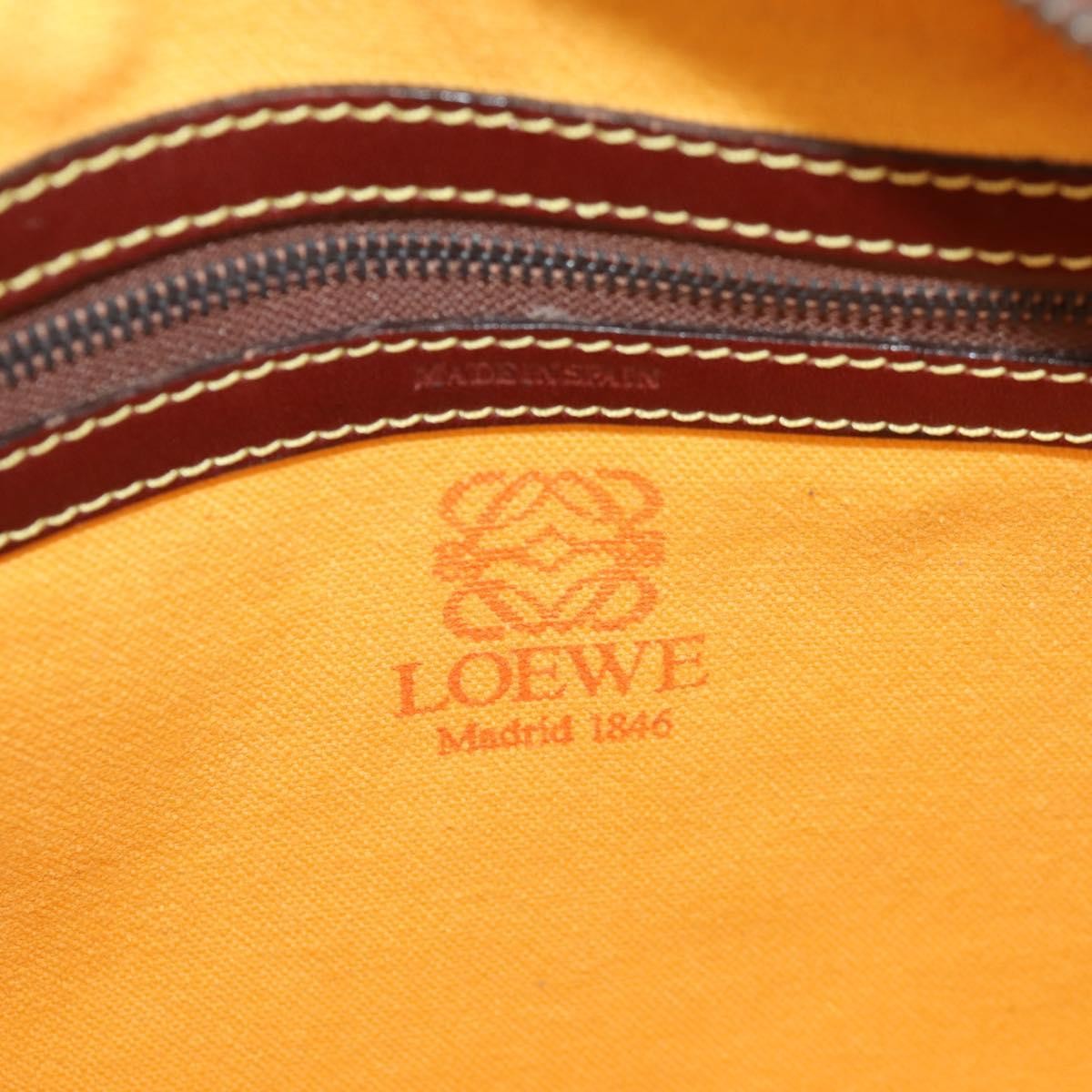 Loewe Anagram Shoulder Bag Suede, BROWN, SUEDE, Shoulder bag