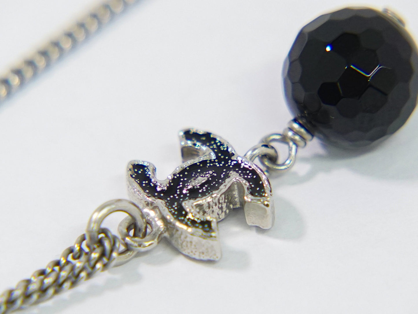 Chanel CC Necklace Metal, SILVER, METAL, Necklace