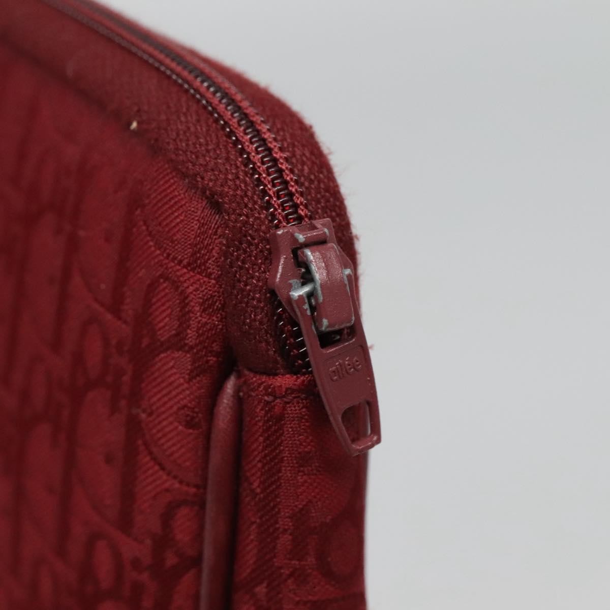 Christian Dior Trotter pouch Canvas, RED, CANVAS, Clutche & pouche