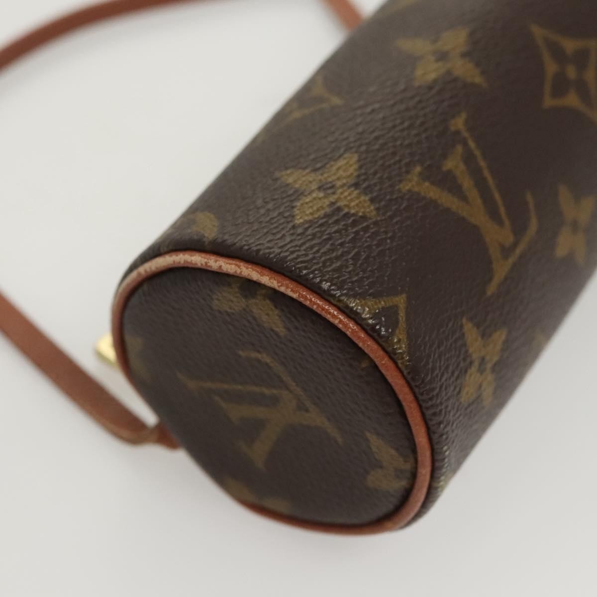 Louis Vuitton Papillon Pochette Monogram Canvas, BROWN, CANVAS, Clutche & pouche