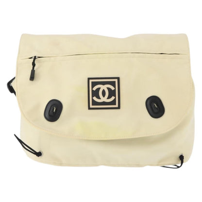 Chanel Sport Line Shoulder Bag Nylon, BEIGE, NYLON, Shoulder bag