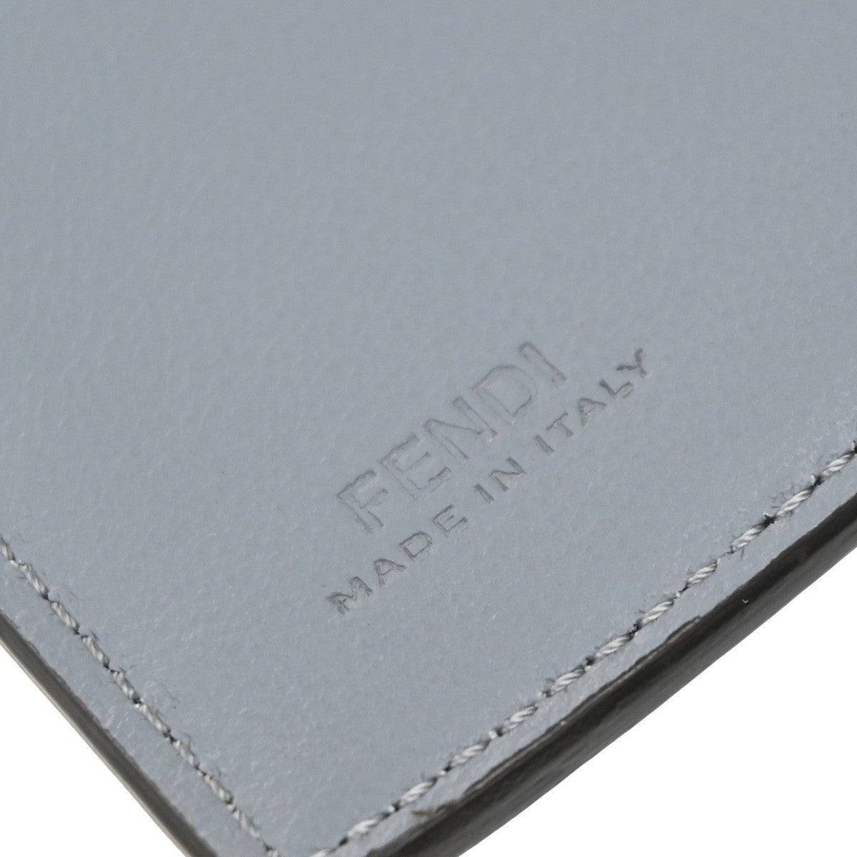 Fendi Peekaboo Wallet Leather, Blue, Leather, Wallet