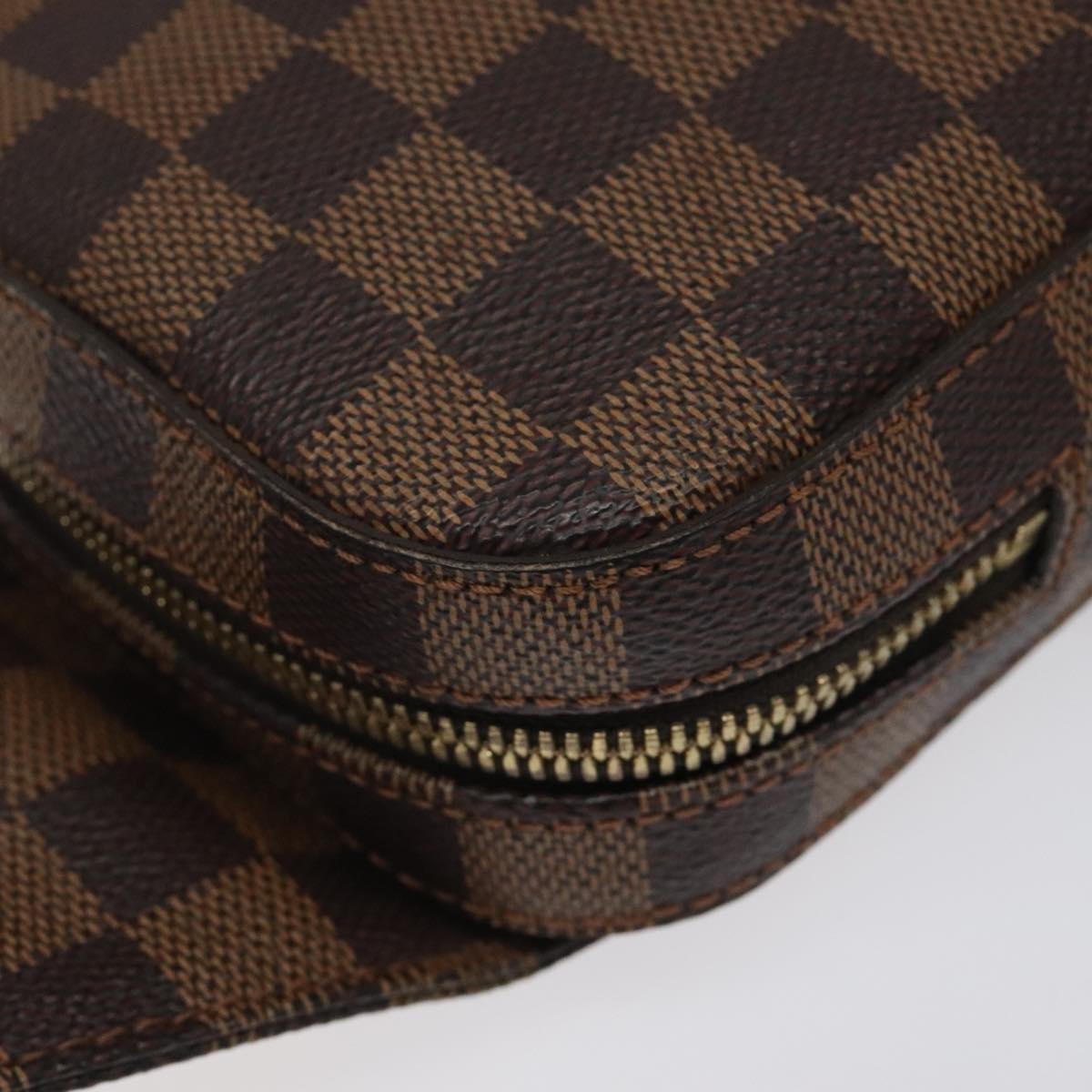 Louis Vuitton Geronimos Waist Bag Damier, BROWN, CANVAS, Shoulder bag