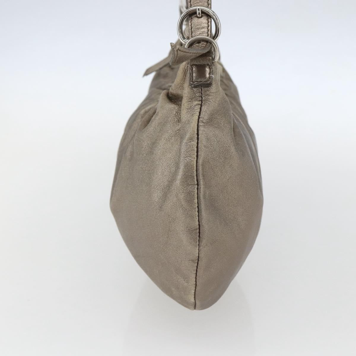 Miu Miu Shoulder Bag Leather, GOLD, LEATHER, Shoulder bag