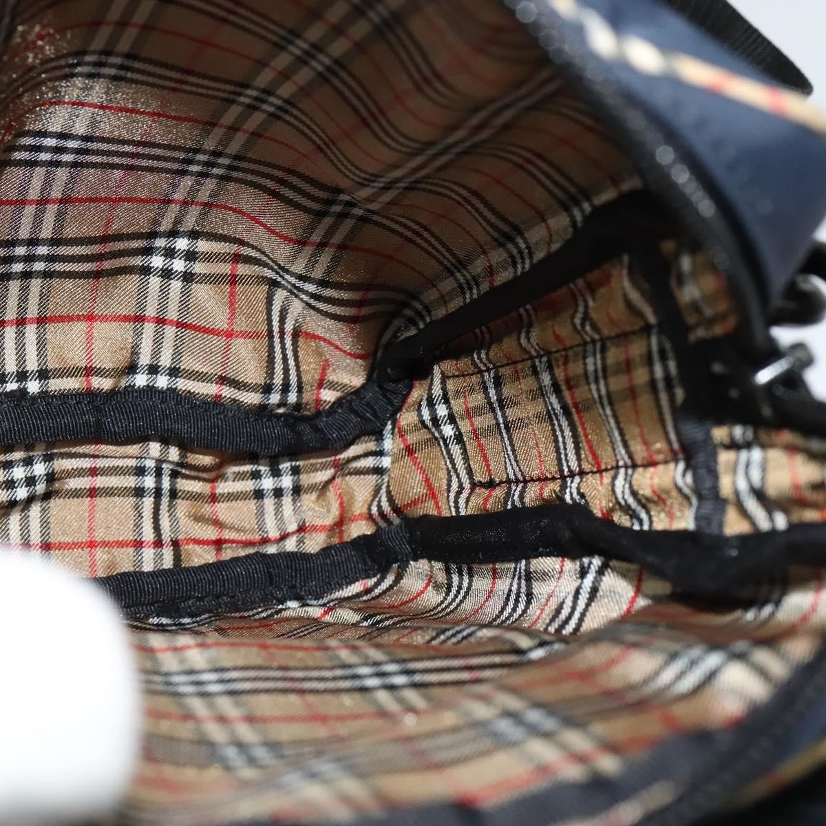 Burberry Vintage Shoulder Bag Nylon, NAVY, NYLON, Shoulder bag